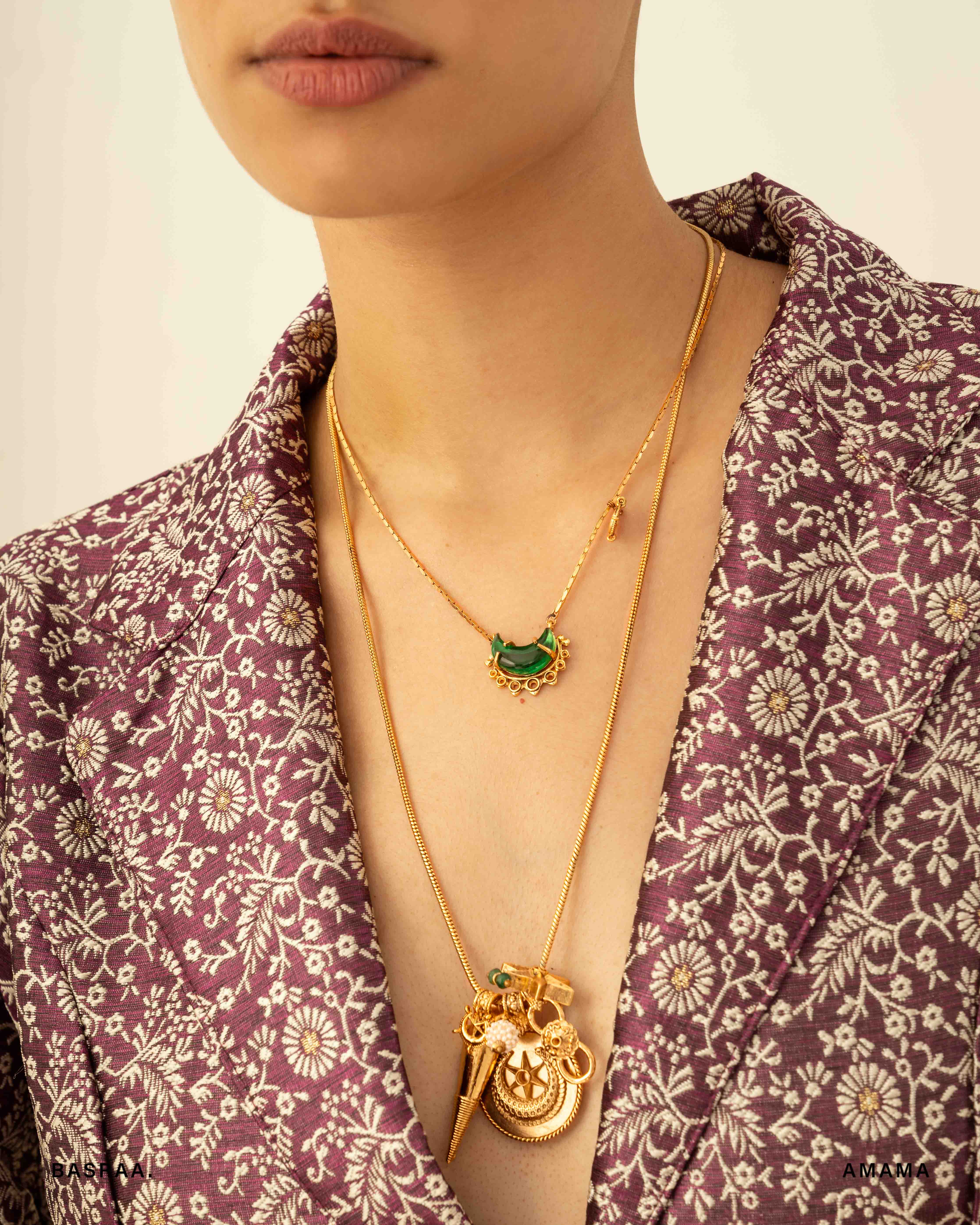 Basra Cluster Charms Necklace - Image 3