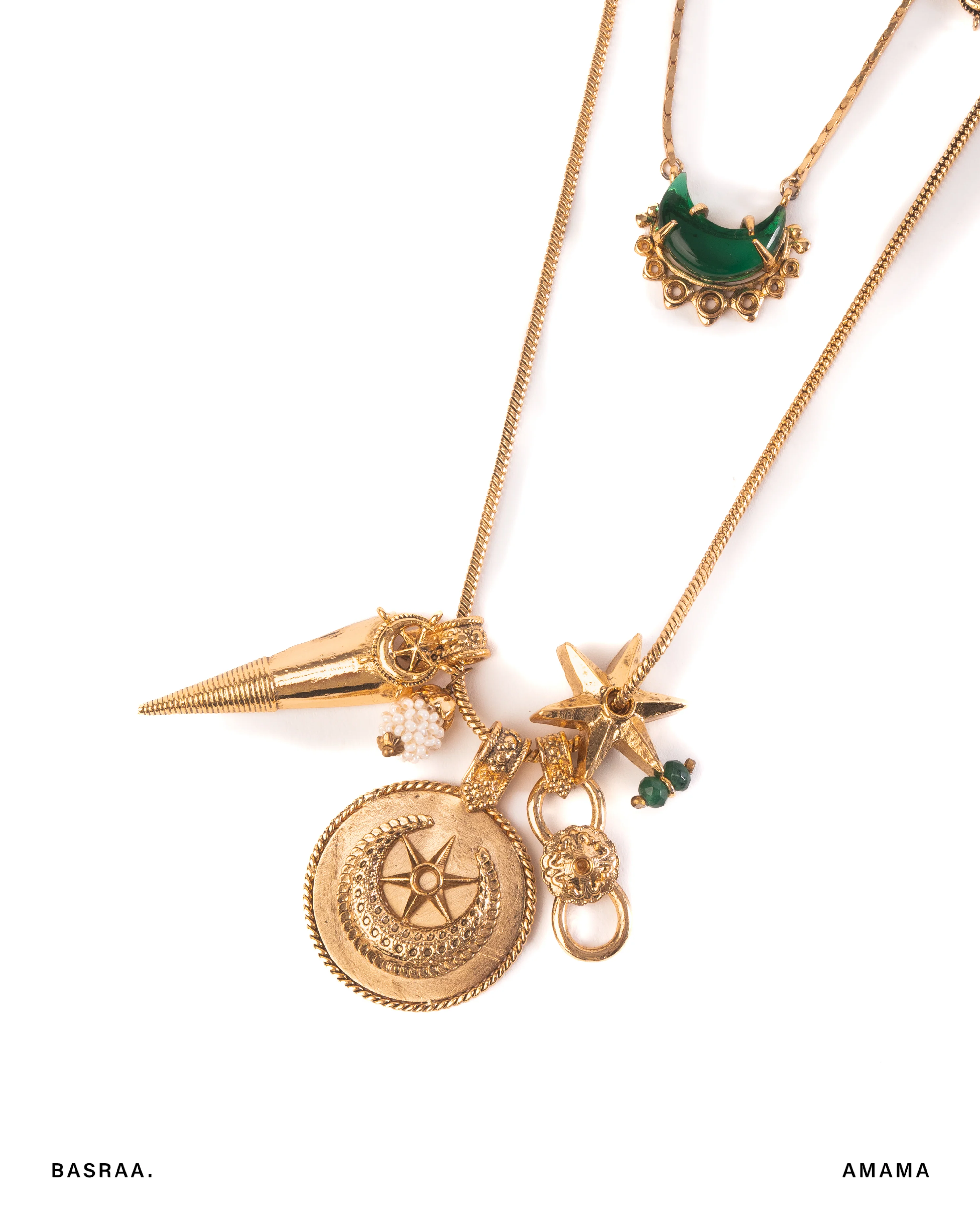 Basra Cluster Charms Necklace - Image 4