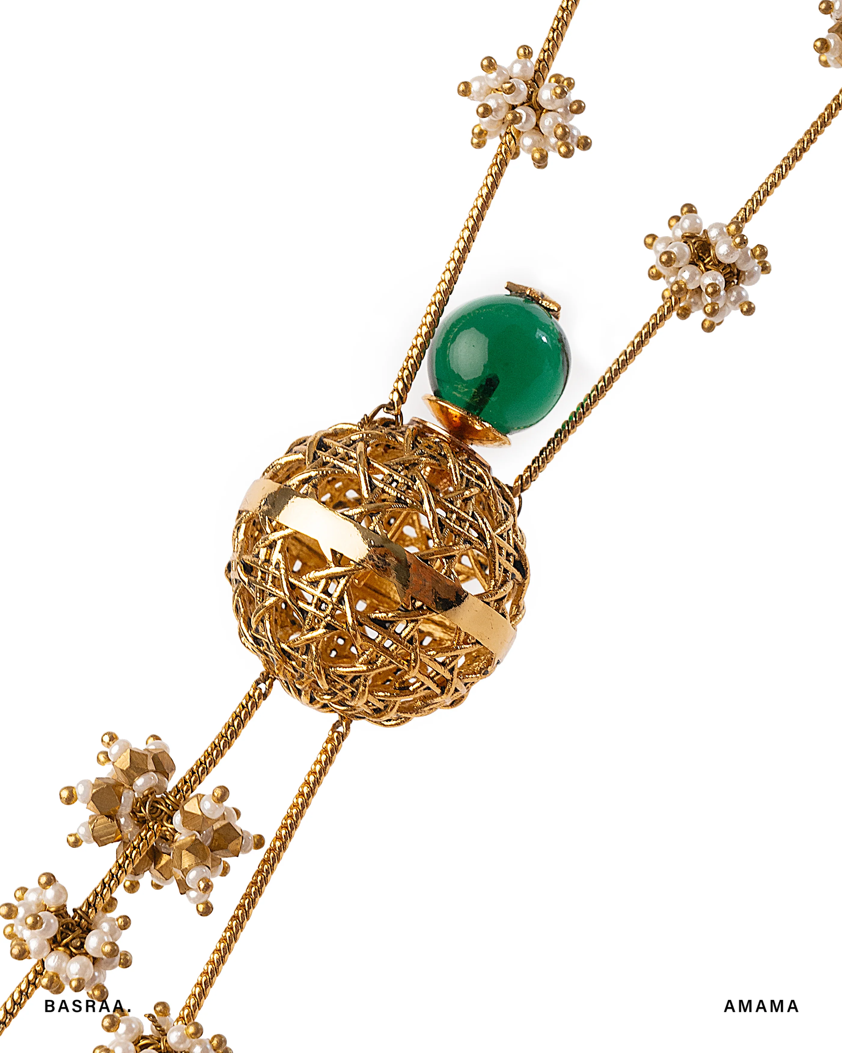 Basra Rattan Y- Necklace - Image 3