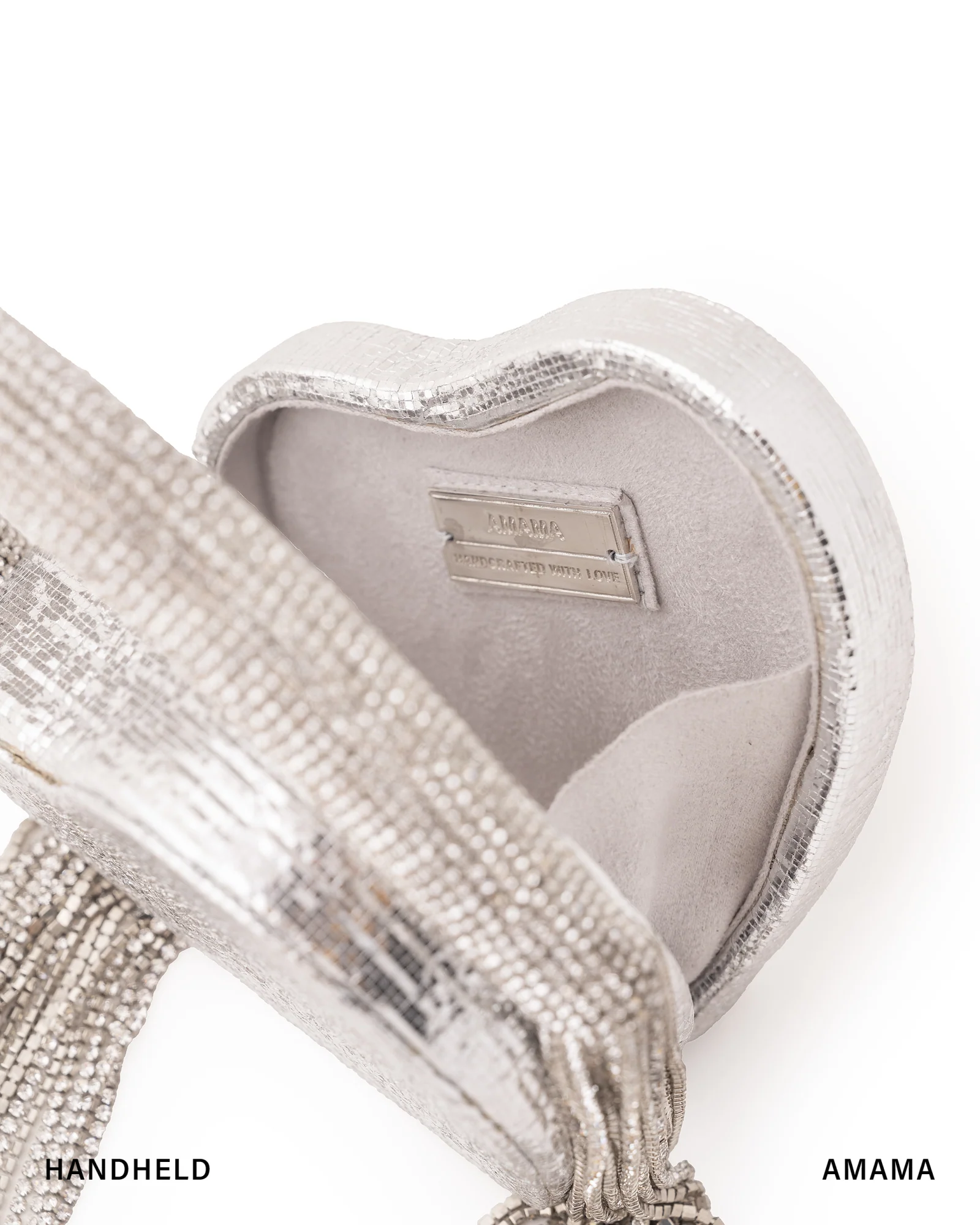 Infinity Nano Bag In Sparkling White - Image 4