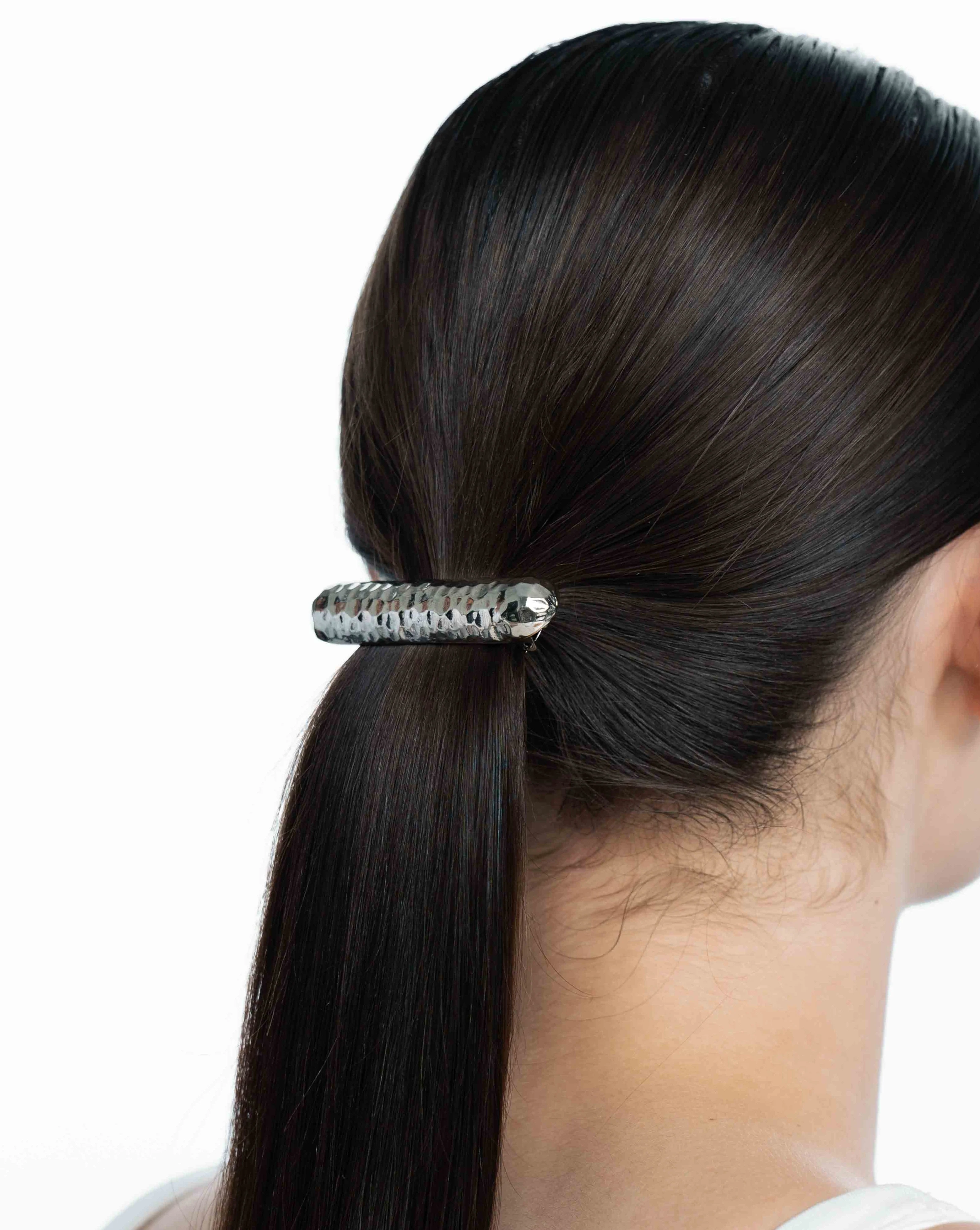 Nova Barette Clips In Silver (Set Of 3) - Image 3